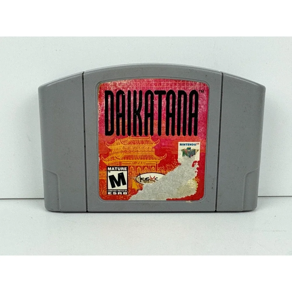 John Romero's Daikatana Nintendo 64 N64 Game Cartridge Only Authentic Tested